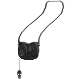  Emo Skull Grey Crossbody Bag