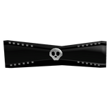 Emo Skull Studded Top Black