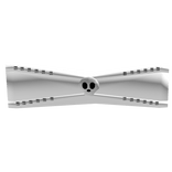 Emo Skull Studded Top White