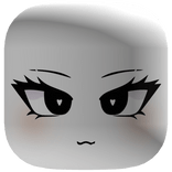 Emo Tooth Fang Face - White