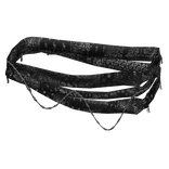 Black Paisley Emo Waist Wrap