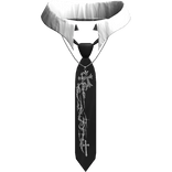 Emo White Collar + Black Sigil Tie 3.0
