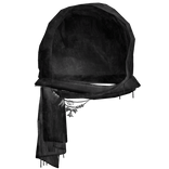 Emo Wrapped Headscarf (Black)