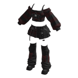 Emo Y2K Grunge Streetwear Outfit 