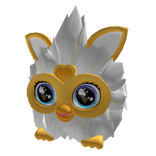 Emotional Support Furby Gold Glam
