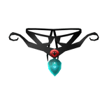 Enchanted Fae Necklace (cyan & black)