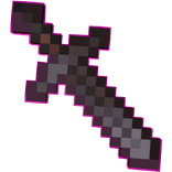 Enchanted Netherite Sword (Back)