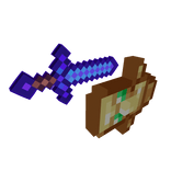 Enchanted Pixel Daimond Sword And Totem