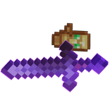 Enchanted Pixel Netherite Sword And Totem