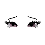 endearingly pink eyes