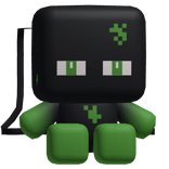 Ender - Plush Backpack Green Accent (Blocky) [1.0]