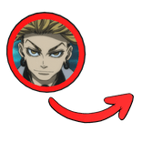 Enjin Meme Circle Pointing Arrow | Gachiakuta