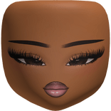 Ethereal Mink Beauty Doll Head Brown Skin Tone