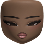 Ethereal Mink Beauty Doll Head Brown Skin Tone