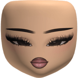 Ethereal Mink Beauty Doll Head Light Skin Tone