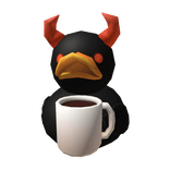 Evil Coffee Duck Shoulder Buddy