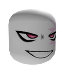 Evil face with Sigma symbol