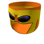 evil smiling man's mask