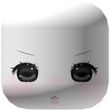 ♡ excited baby kawaii chibi face mask