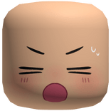 Exhausted Annoyed Chibi Face