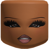 Extreme Smiling Foxy Lash Baddie with Braces