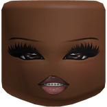 Extreme Smiling Foxy Lash Baddie with Braces