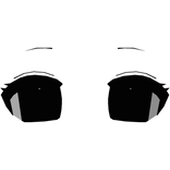 emotionless 3D anime moe eyes v2