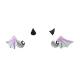 ♡ eyeball wing hairclip with horns