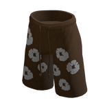 Fashion Denim Tears Shorts (Brown)