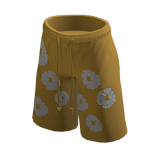 Fashion Denim Tears Shorts (Yellow)