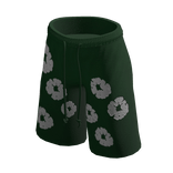 Fashion Denim Tears Shorts (Green)