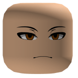 Face Anime Boy Bright Brown Eyes Cute White