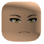 Face Anime Boy Bright Yellow Eyes Cute White