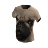 Face dog tee
