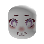 Face purple star eyes