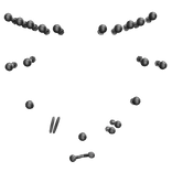 Face Silver Punk Wild Piercings