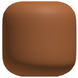 Faceless Dark Orange Head