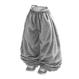 Fade Balloon Sweatpants (White Light Blue)