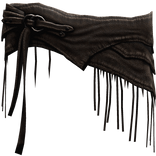 ཀ Faint Brown Vkei Belt - Fringe Detailing 