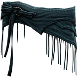 ཀ Faint Cyan Vkei Belt - Fringe Detailing 