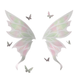 🍀Fairy Wings w Butterfly(PInk&Green)