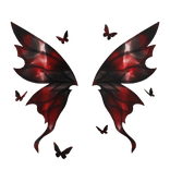 🍀Fairy Wings w Butterfly(Red)