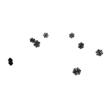 Falling Snowflake Aura