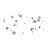 Falling Snowflake Aura
