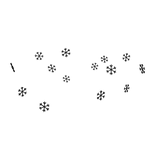 Falling Snowflake Aura