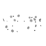 Falling Snowflake Aura