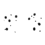 Falling Snowflake Aura