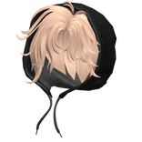 Fancy Blonde Messy Hair & Hoodie