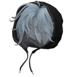 Fancy Blue Messy Hair & Hoodie