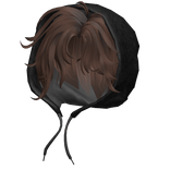 Fancy Brown Messy Hair & Hoodie